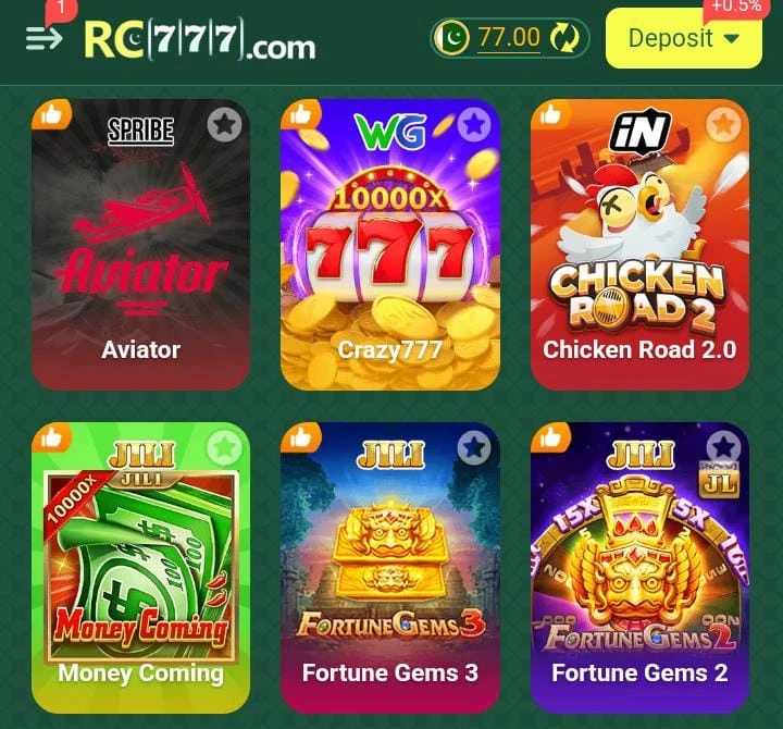 RC777 Game apk